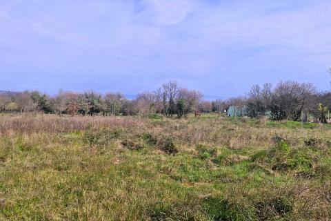 Istra, Marčana, Krnica- zemlji&scaron;te s pravomoćnom dozvolom, pogled more