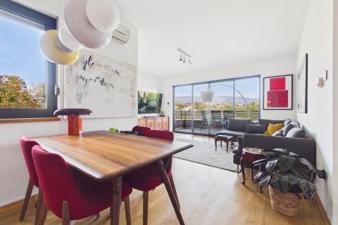 Zagreb, Srebrnjak - trosoban stan, pogled, garaža