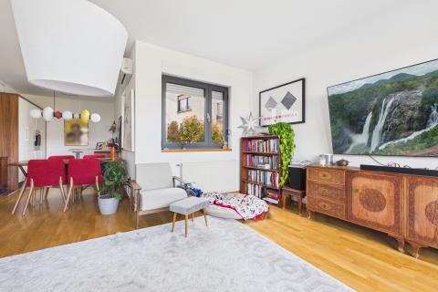 Zagreb, Srebrnjak - trosoban stan, pogled, garaža