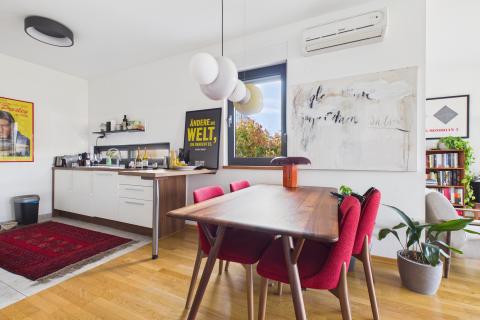 Zagreb, Srebrnjak - trosoban stan, pogled, garaža