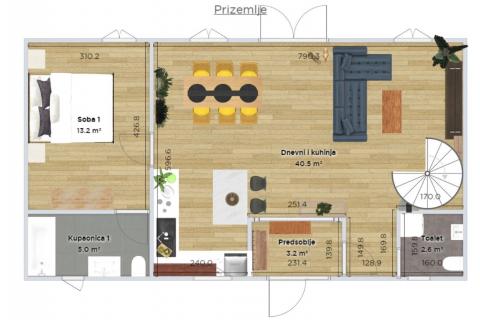 Istra, Unutra&scaron;njost, Karojba, starina s okućnicom za adaptaciju