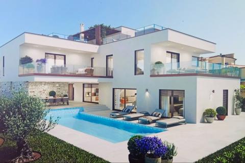 Novigrad, unikatna luksuzna vila s pogledom na more i maslinik