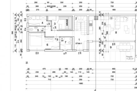 OTOK KRK okolica grada Krka dvojna kuća sa panoramskim pogledom na more