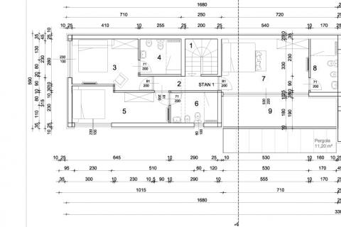 OTOK KRK okolica grada Krka dvojna kuća sa panoramskim pogledom na more