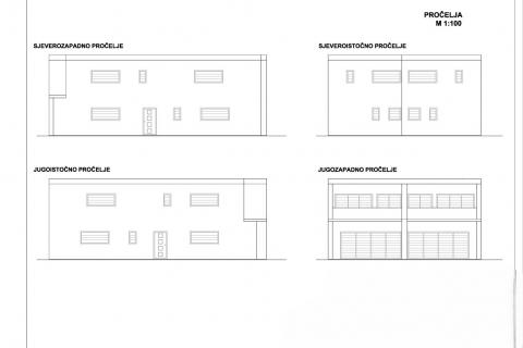 OTOK KRK okolica grada Krka dvojna kuća sa panoramskim pogledom na more
