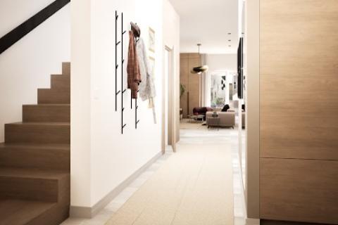 Istra,Lovrečica,okolica-Dvojna kuća u roh bau fazi,blizina mora