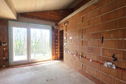 Istra,Lovrečica,okolica-Dvojna kuća u roh bau fazi,blizina mora