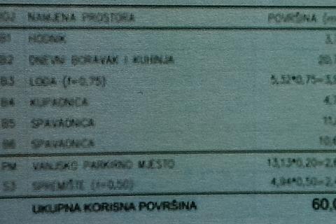 Flat/Appartement &Scaron;ijana, Pula, 60,05m2