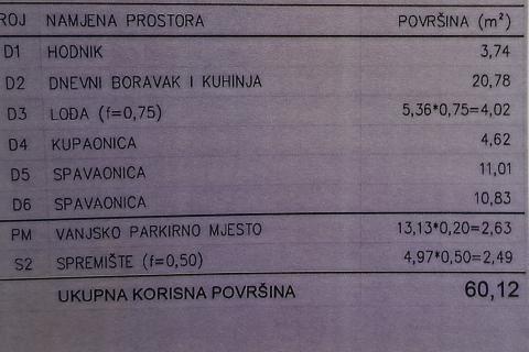 Condo/Apartment &Scaron;ijana, Pula, 60,12m2