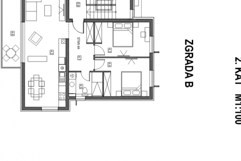 Poreč okolica &ndash; 2S+DB stan s pogledom na more, 80,62 m2
