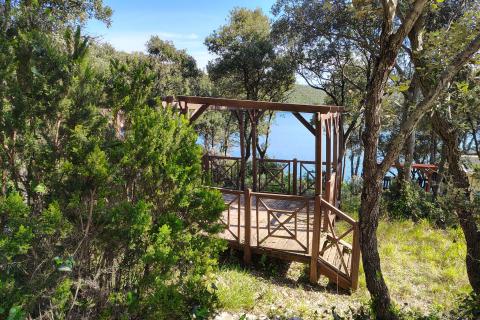 Istria, Peru&scaron;ki -land 771 m2, sea view, access road