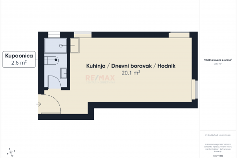 Appartamento Rovinj, 23m2