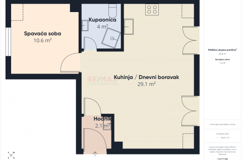 Stanovanje/Apartma Vrata, Fužine, 52,29m2