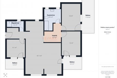 Zagreb, Kusto&scaron;ija-četverosoban stan sa parkirnim mjestom 111m2