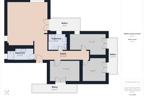 Zagreb, Resnik-novogradnja, četverosoban stan 93m2 i 2 parkirna mjesta