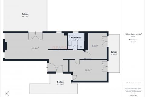 Zagreb, Resnik-novogradnja, trosoban stan 68 m2 i parkirno mjesto