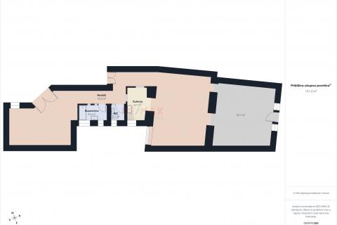 Condo/Apartment Donji grad, Donji Grad, 124,40m2