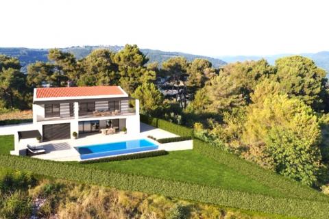 Istra, Ka&scaron;tel &ndash; Zemlji&scaron;te s dozvolom za gradnju vile