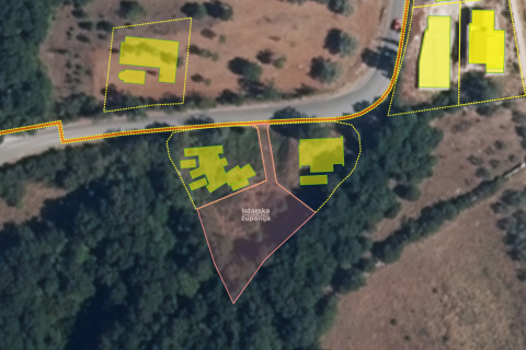 Istra, Pavičini-građevinsko zemlji&scaron;te 687m2