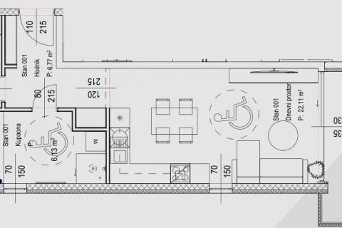Appartamento Zamet, Rijeka, 64m2