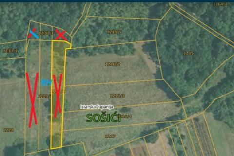 Non-structural plot &Scaron;orići, Kanfanar, 2.440m2