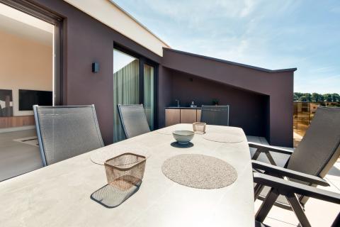 ISTRA, ROVINJ - Penthouse 185 m2 s pogledom na more i garažom 