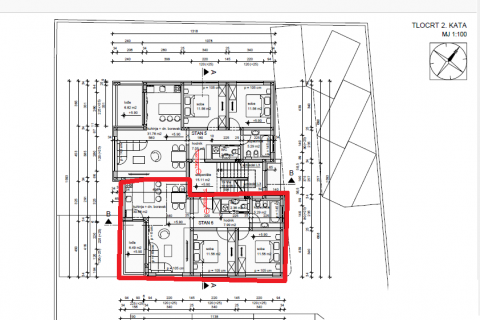 Rovinj, stan u novogradnji 77 m2 + vlastita krovna terasa 77 m2 + parking mjesto