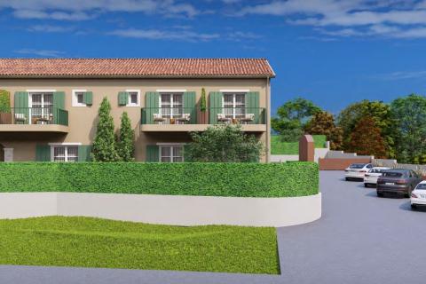 Istra, Tinjan okolica - građevinsko zemlji&scaron;te sa projektom