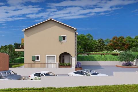 Istra, Tinjan okolica - građevinsko zemlji&scaron;te sa projektom