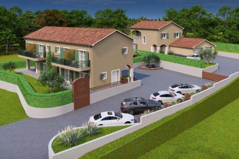 Istra, Tinjan okolica - građevinsko zemlji&scaron;te sa projektom