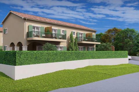 Istra, Tinjan okolica - građevinsko zemlji&scaron;te sa projektom