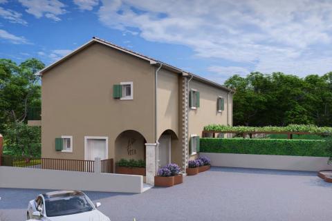 Istra, Tinjan okolica - građevinsko zemlji&scaron;te sa projektom