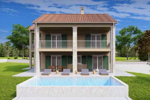 Istra, Žminj okolica - građevinsko zemlji&scaron;te sa pravomoćnom građevinskom dozvolom