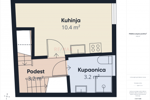 Appartamento Rovinj, 44m2