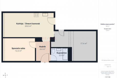 Квартира/Апартамент Poreč, 49m2