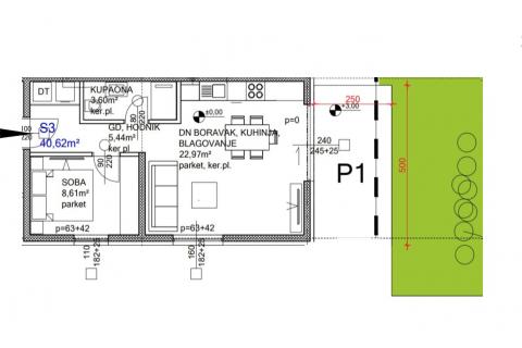 Stanovanje/Apartma Gornja Dubrava, 45,63m2