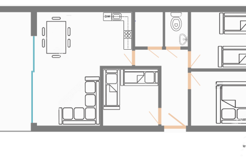 Wohnung Crikvenica, 67m2