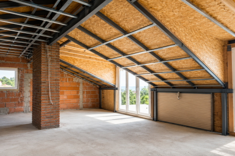 Kastav, Ćikovići - potkrovlje 105 m2, terasa, pogled