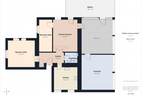 Istrien, Novigrad &ndash; 300 m vom Meer | Wohnung in der historischen Villa Adorno mit Meerblick