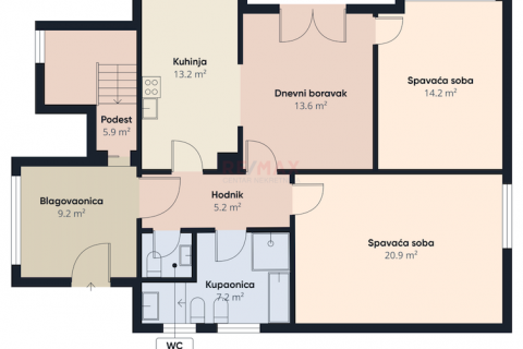 Stanovanje/Apartma Kastav, 90m2