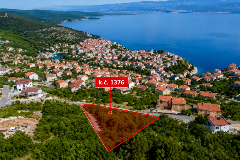 Terreno edificabile Vrbnik, 1.193m2