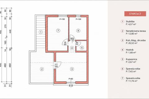 Appartamento Barbat na Rabu, Rab, 48m2