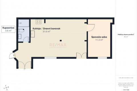 Appartamento Rovinj, 46m2