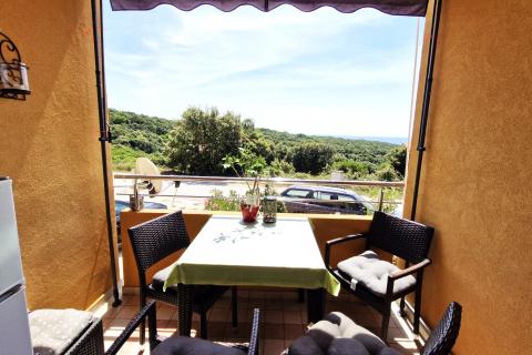 Istria, Duga Uvala - Apartment with Sea View, 500 m from the Beach, 52 m2