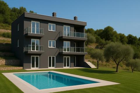 Sveti Juraj - građevinsko zemlji&scaron;te sa projektom