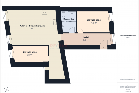Flat/Appartement Rovinj, 74m2